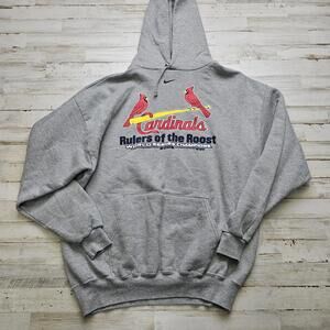 Nike CENTER SWOOSH St. Louis Cardinals Rulers of the Roost 2006 World Series LG